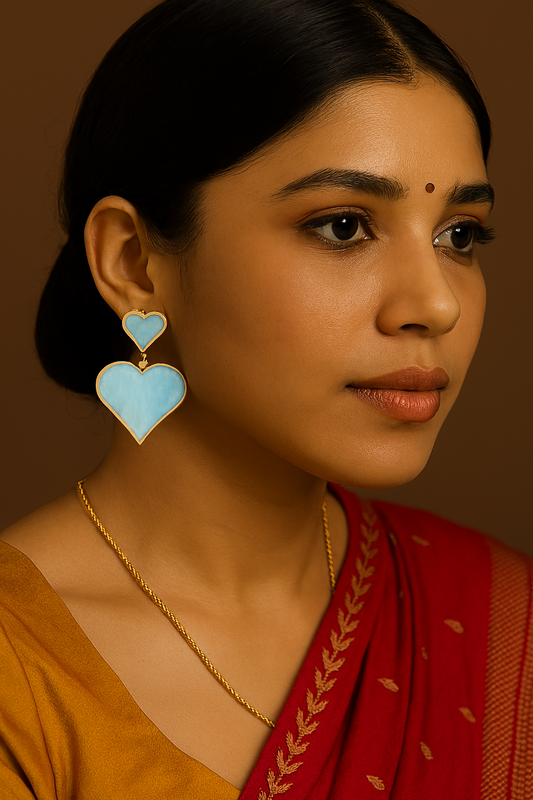 Duo Heart Earrings