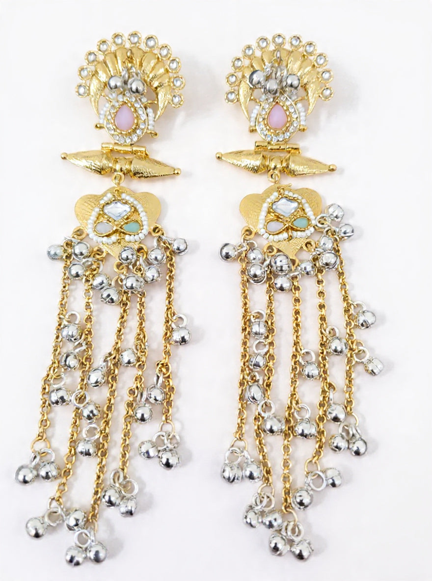 Pinky Chain Earrings