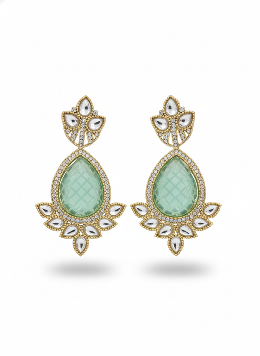Luxurious drop earrings