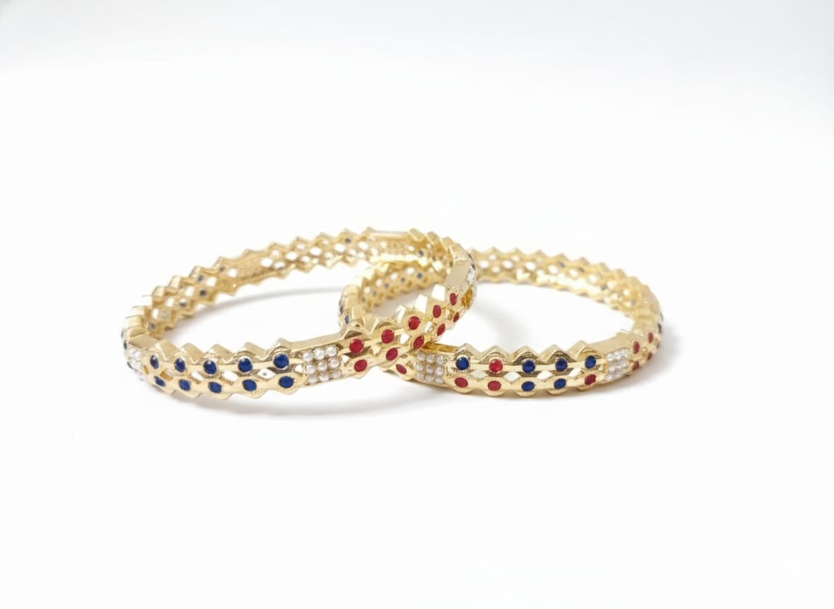 Heritage Jadau Gem Bangles