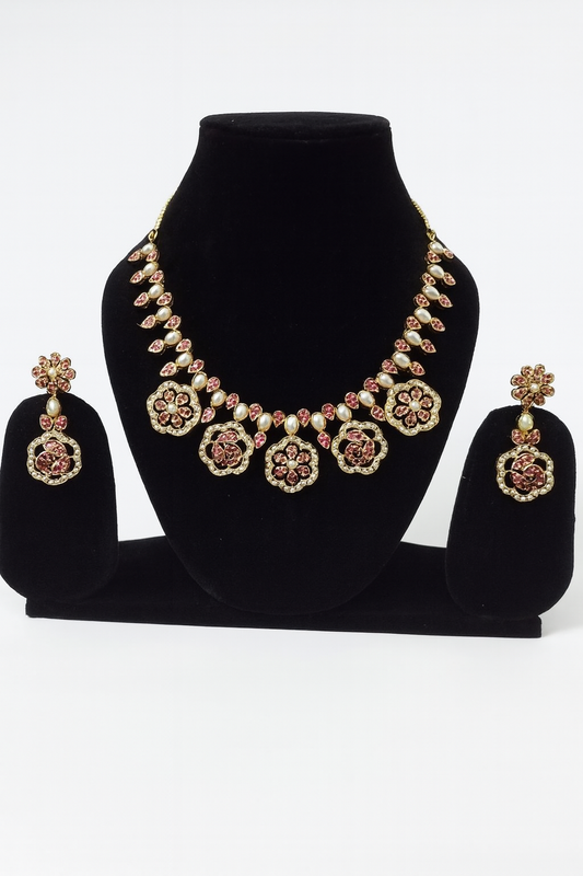Royal Blossom Jadau Set